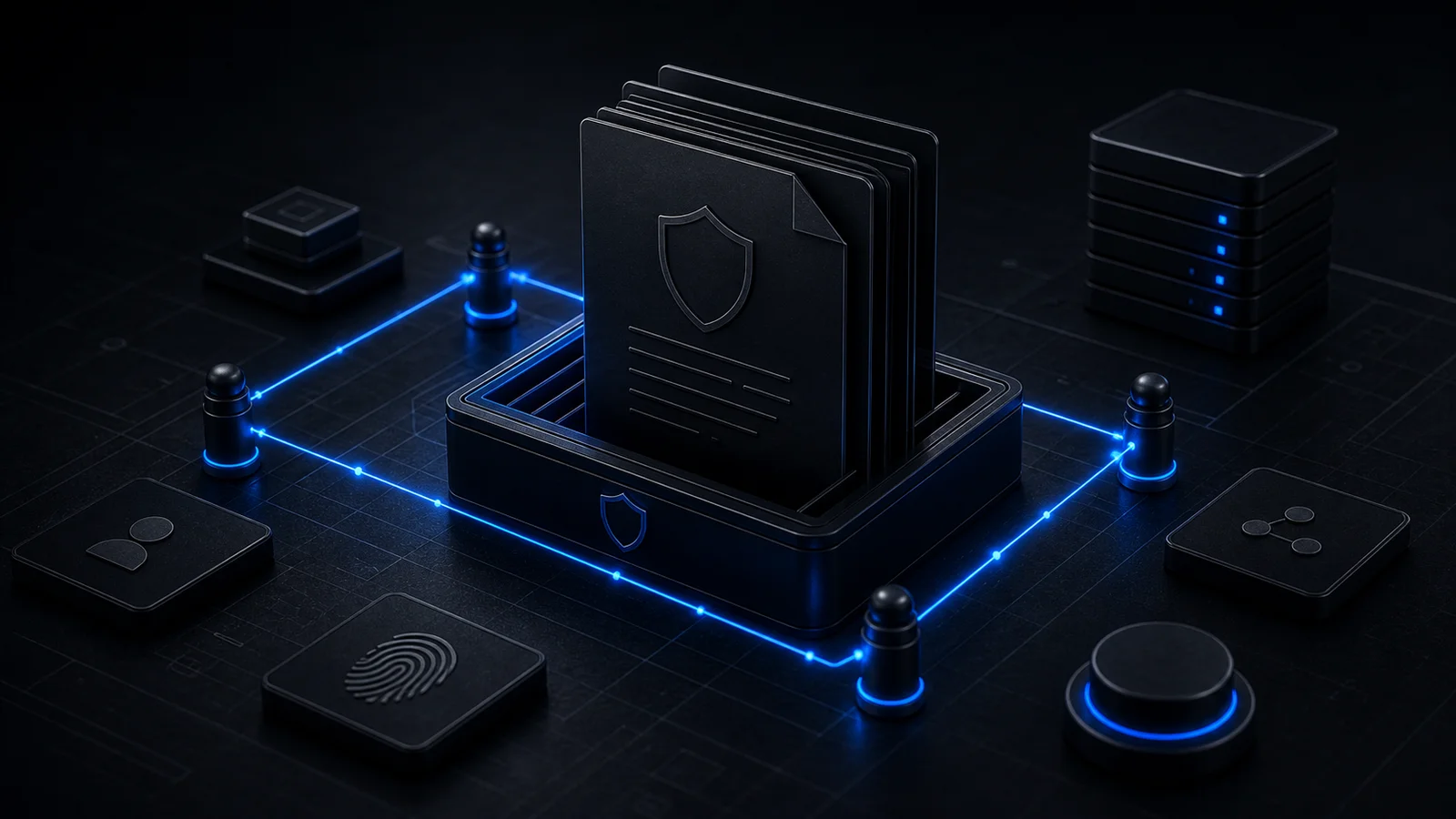 Documentos protegidos por guardrails digitales de privacidad y confianza